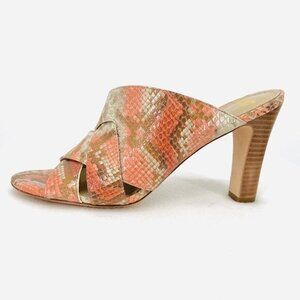 JOHNSTON & MURPHY Women Carrie Strappy Leather Sandal Open Toe Size 8.5M $188.00